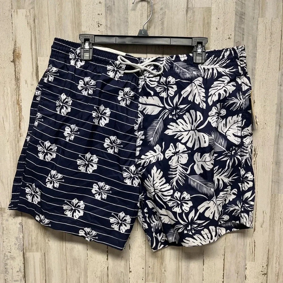 Trunk Ltd Other - Trunks Surf & Swim Co. Swim Trunks Bathing Suit Mens XXL  Blue White Hawaiian